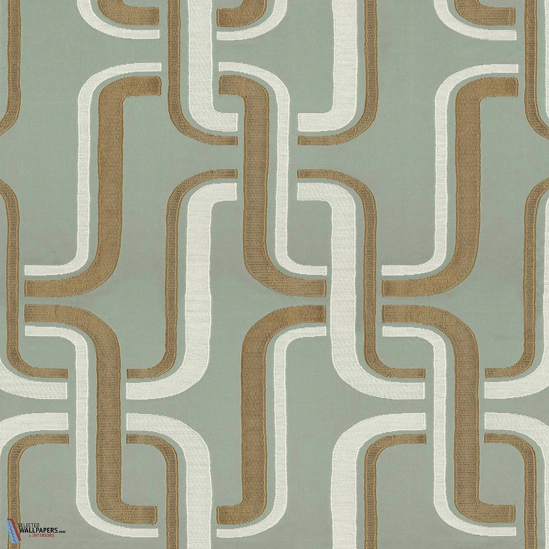 Luminescence Stof-Casamance-Celadon-Meter (M1)-Selected-Wallpapers-Interiors