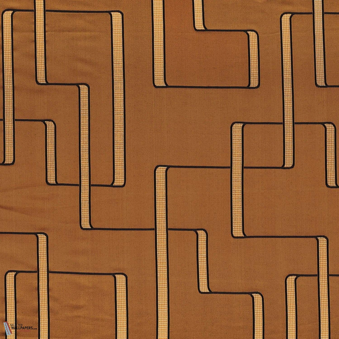 Lusio stof-Casamance-Terre de seinne-Meter (M1)-Selected Wallpapers-Interiors