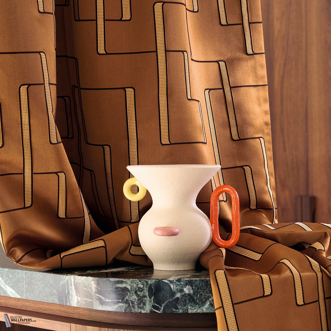 Lusio stof-Casamance-Selected Wallpapers-Interiors