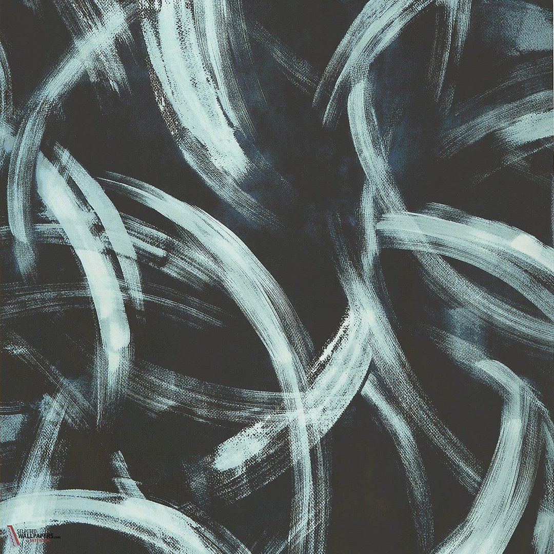 Magnus behang-Thibaut-Charcoal-Rol-Selected Wallpapers-Interiors
