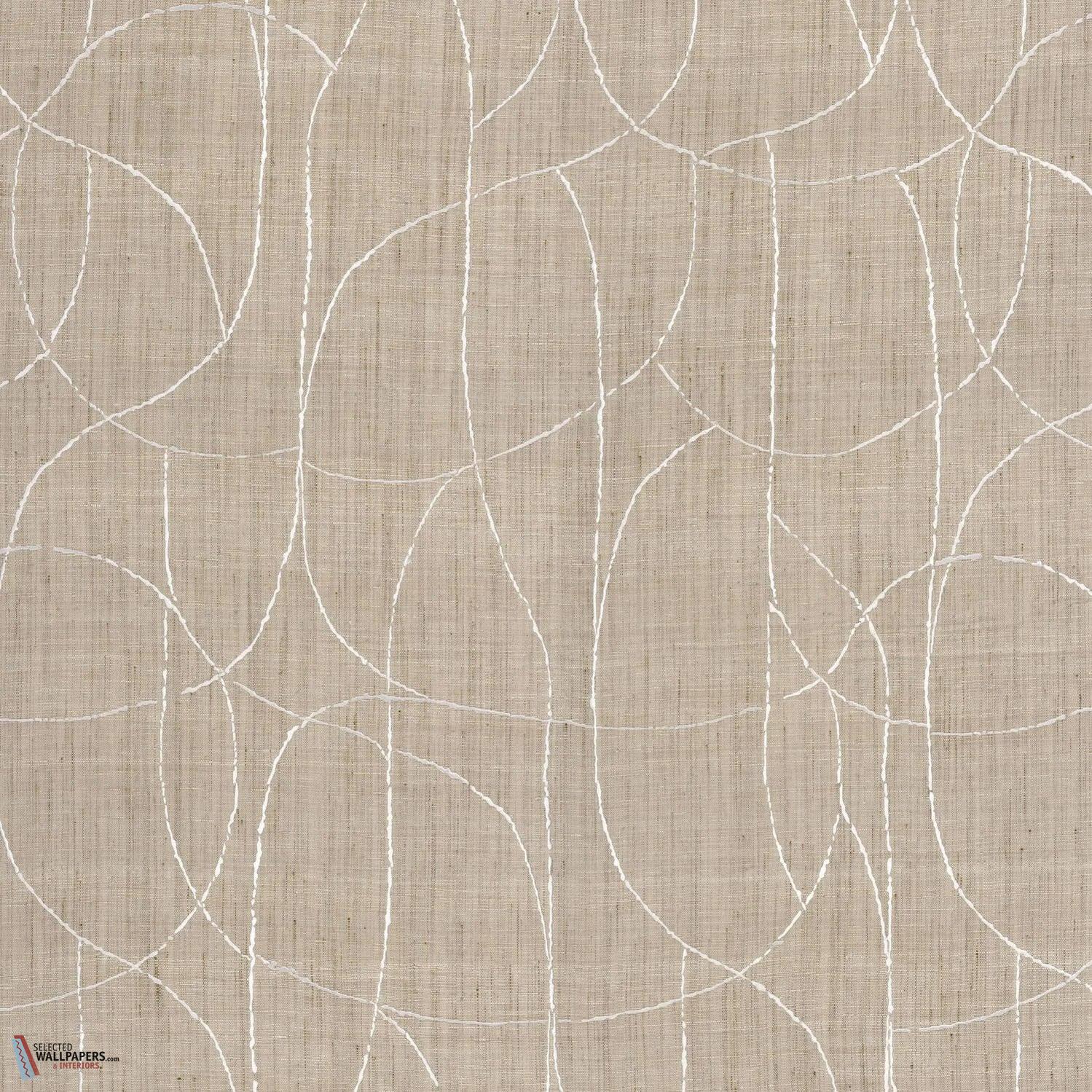 Mandala stof-Casamance-Ivoire-Meter (M1)-Selected Wallpapers-Interiors