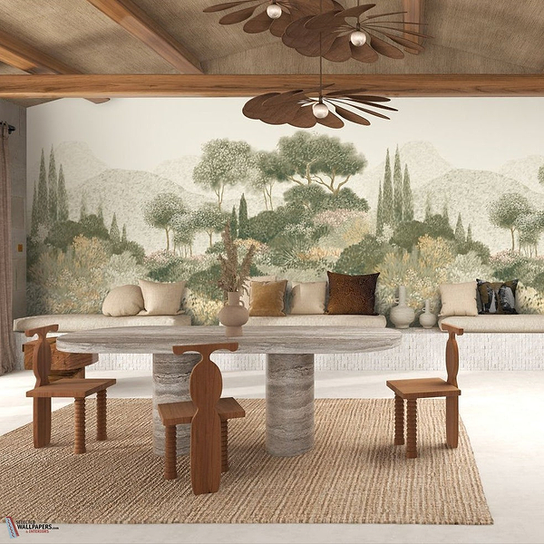 Maquis Corse behang-Casamance-wallpaper-tapete-Selected-Wallpapers-Interiors