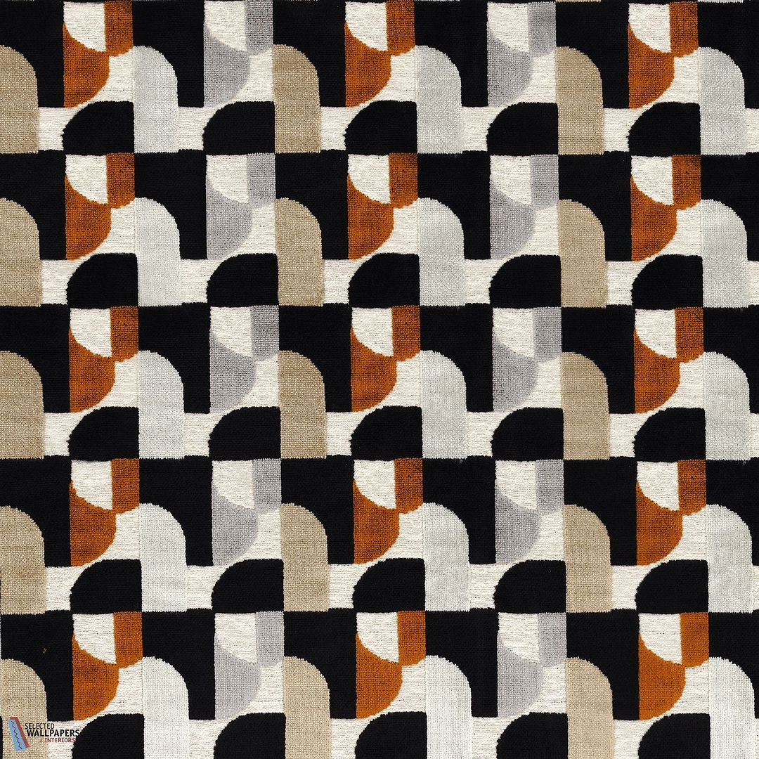 Marcel stof-Casamance-Kissen-Cushion-Noire Acajou-Meter (M1)-Selected Interiors