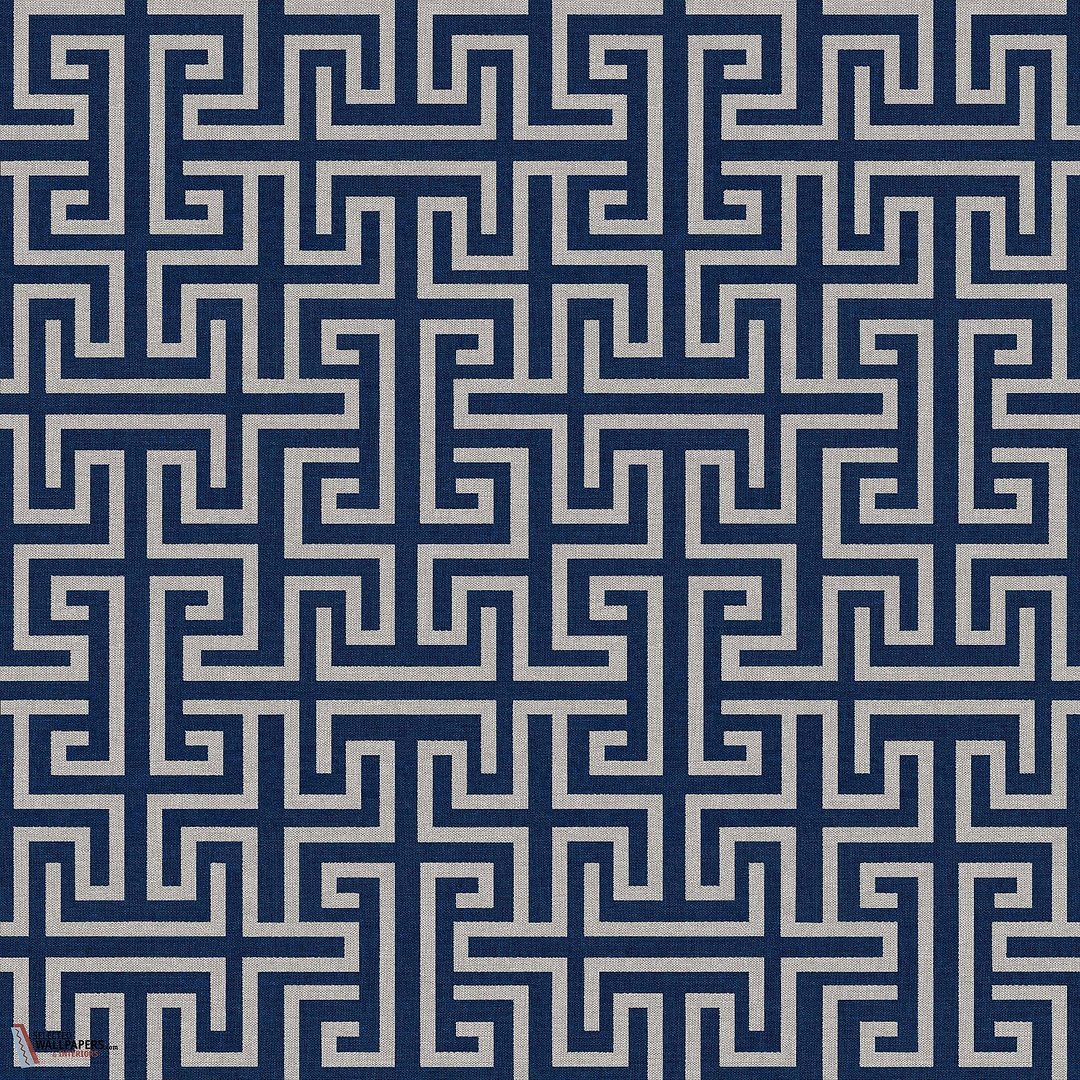 Maze behang-Coordonne-wallpaper-tapete-Navy-Non Woven-Selected-Wallpapers-Interiors
