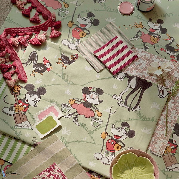 Mickey - At The Farm-behang-Tapete-Sanderson-Selected Wallpapers