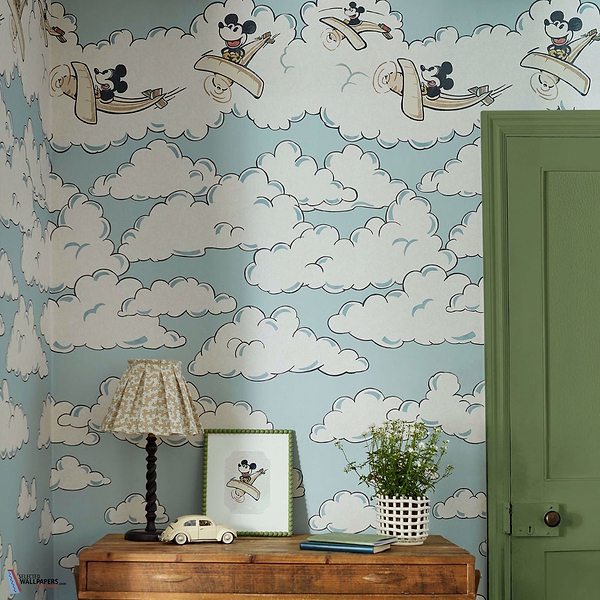 Mickey In The Clouds-behang-Tapete-Sanderson-Selected Wallpapers
