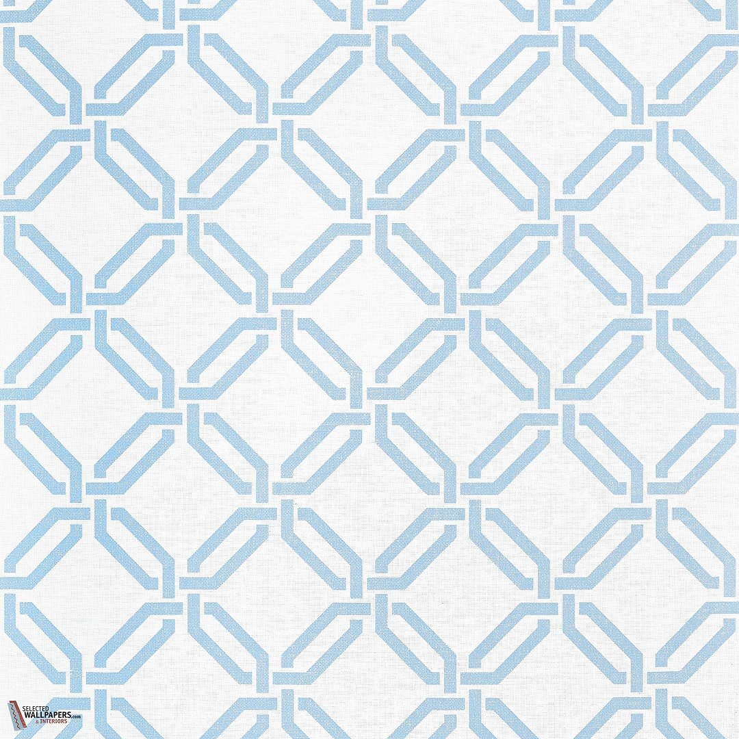 Miramar way behang-Thibaut-Light blue-Rol-Selected Wallpapers-Interiors