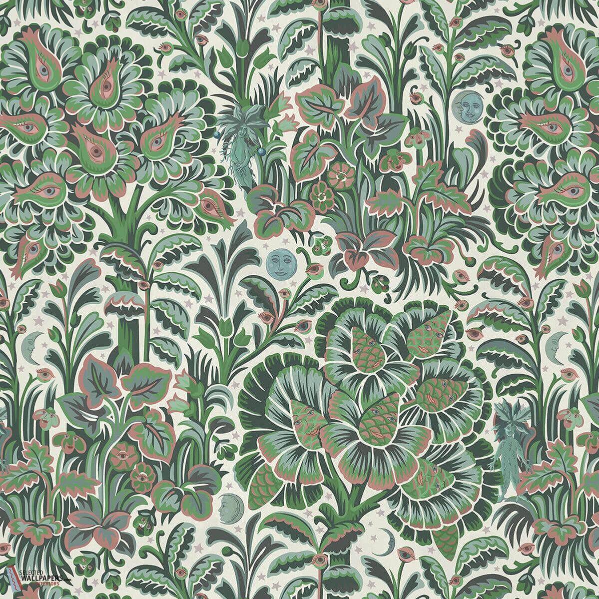 Moon Garden behang-House of Hackney-wallpaper-tapete-Tourmaline-200 cm-Selected-Wallpapers-Interiors