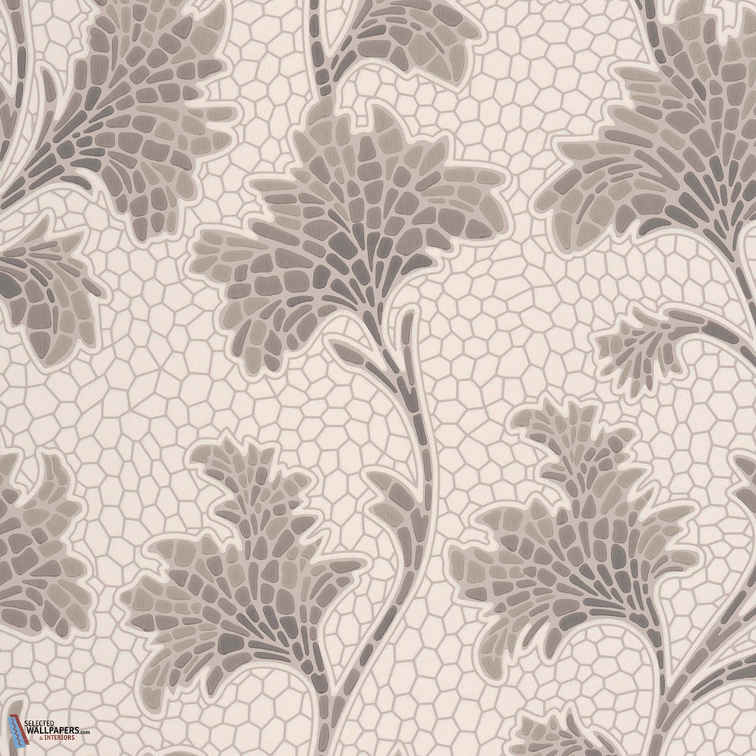 Mosaic Trail-Little Greene-wallpaper-behang-Tapete-wallpaper-Slaked Lime-Rol-Selected Wallpapers