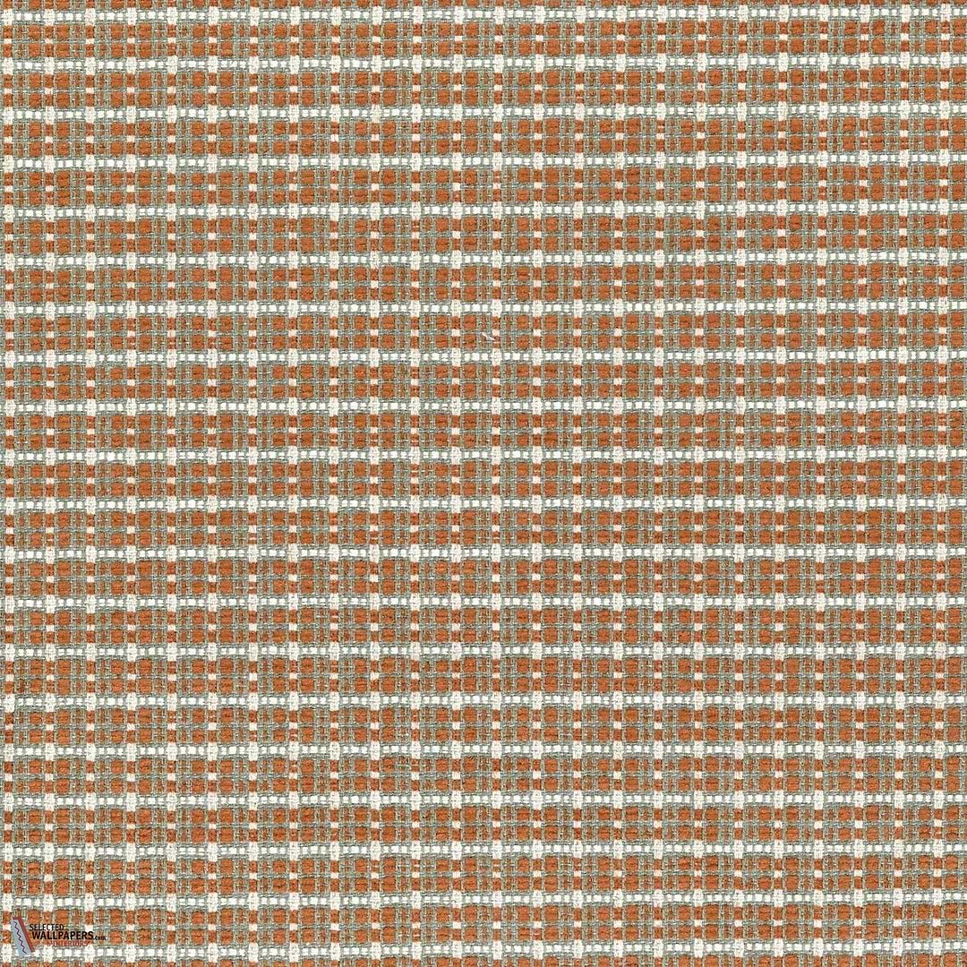 Mosaico stof-Casamance-Céladon orange-Meter (M1)-Selected Wallpapers-Interiors