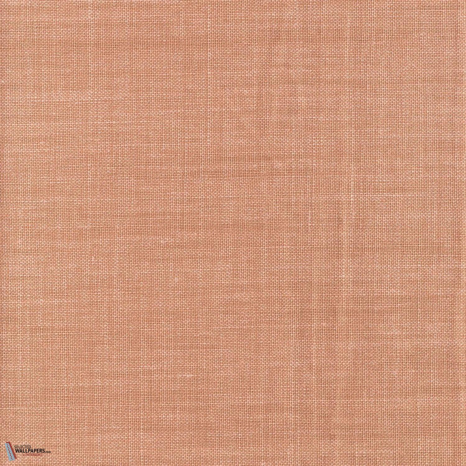Nevada stof-Casamance-Terracotta-Meter (M1)-Selected Wallpapers-Interiors