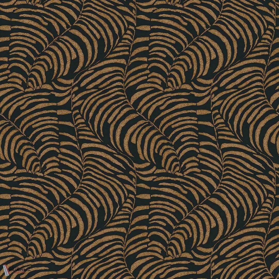 Nobile behang-Casamance-wallpaper-tapete-Noir/Dore-Rol-Selected-Wallpapers-Interiors