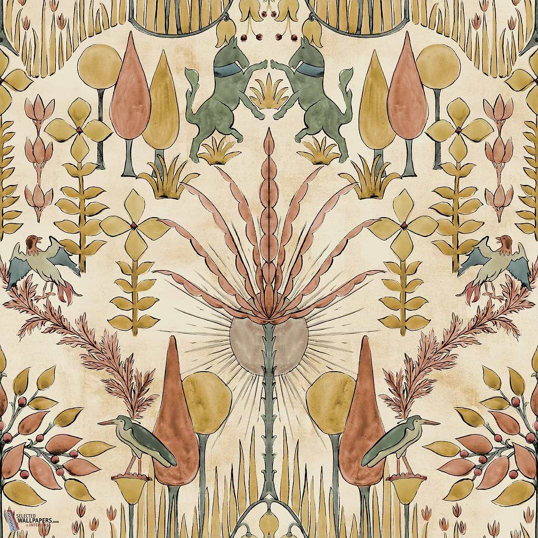 Oasis Villa behang-Coordonne-wallpaper-tapete-Sand-Rol-Selected-Wallpapers-Interiors