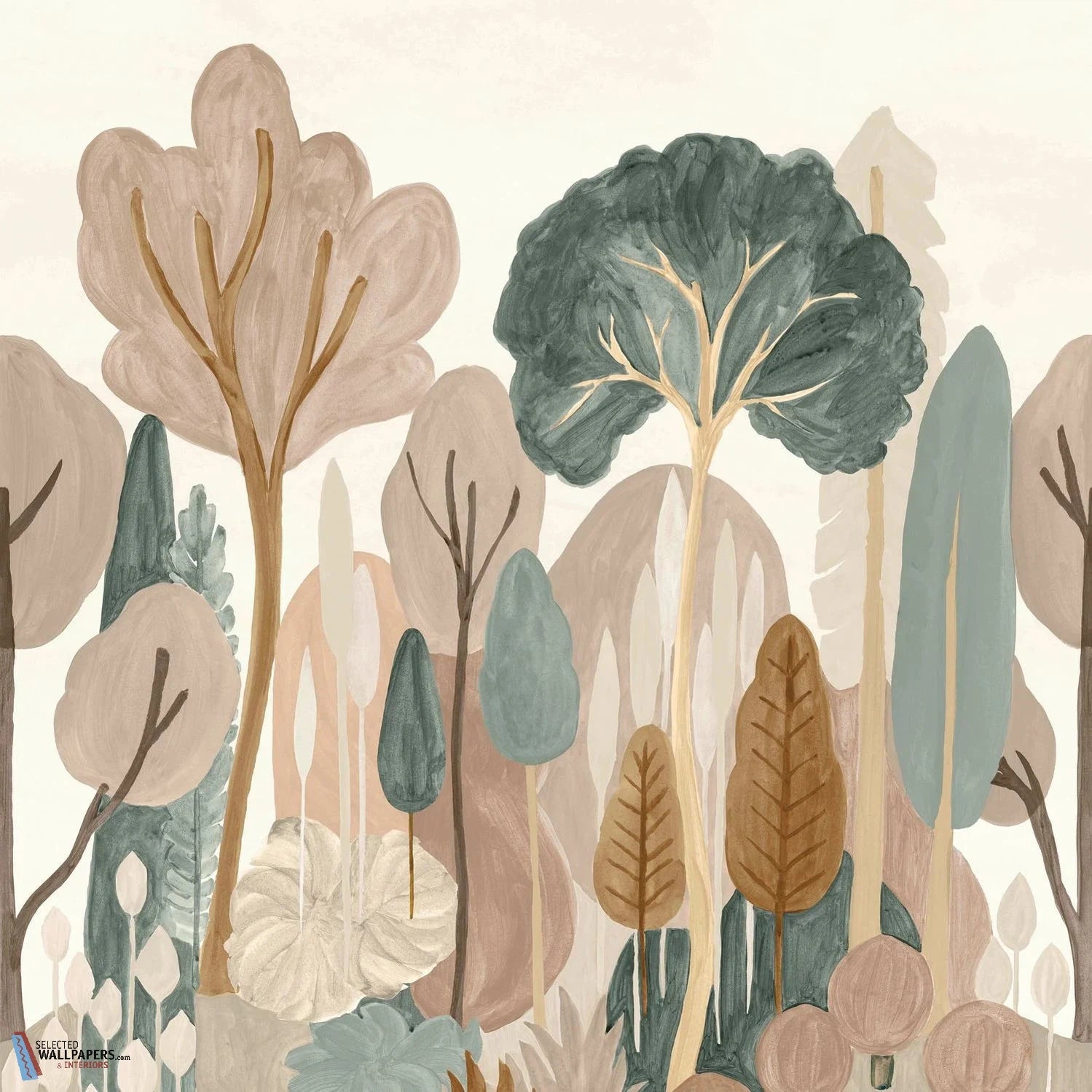 Orme-Casamance-wallpaper-behang-Tapete-wallpaper-Nude/Lichen-Set-Selected Wallpapers