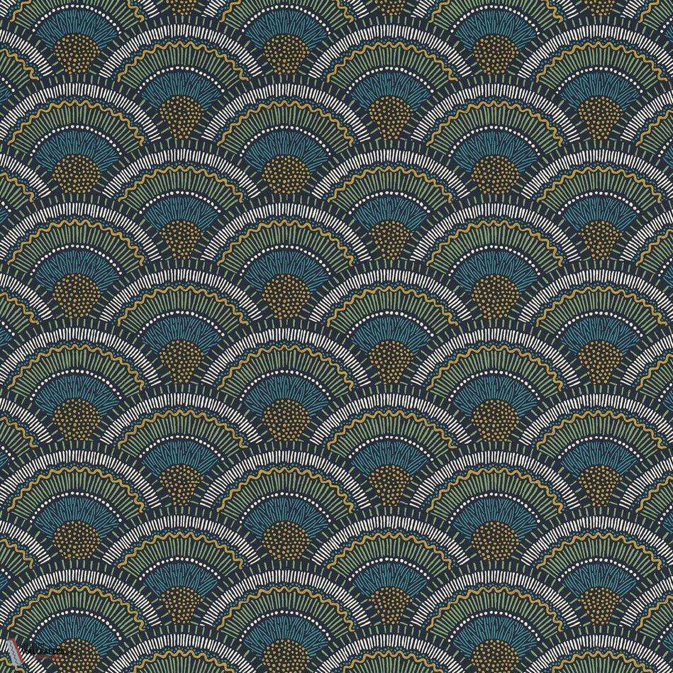 Otto-behang-Tapete-Casamance-Marine / Vert mousse-Rol-74821544-Selected Wallpapers