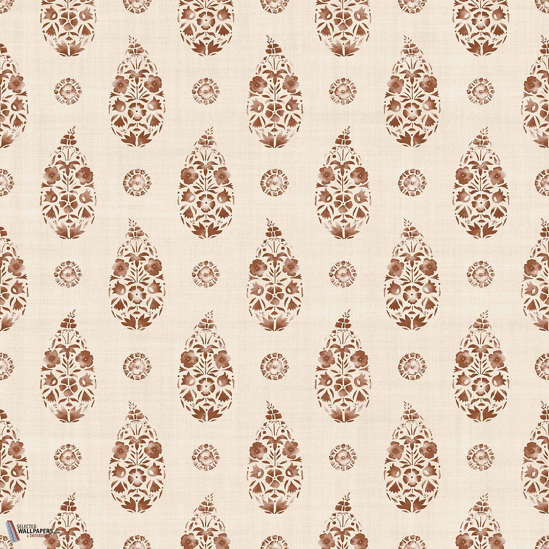 Paisley behang-Coordonne-Clay-Non Woven-Rol-Selected Wallpapers-Interiors