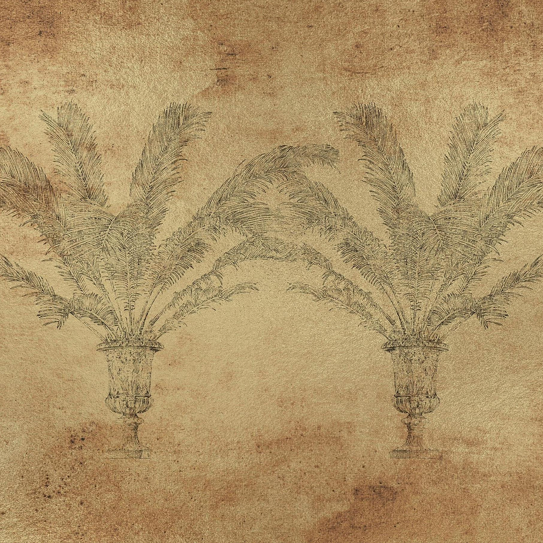 Palma behang-Coordonne-Gold-Metallics-M2-Selected Wallpapers-Interiors