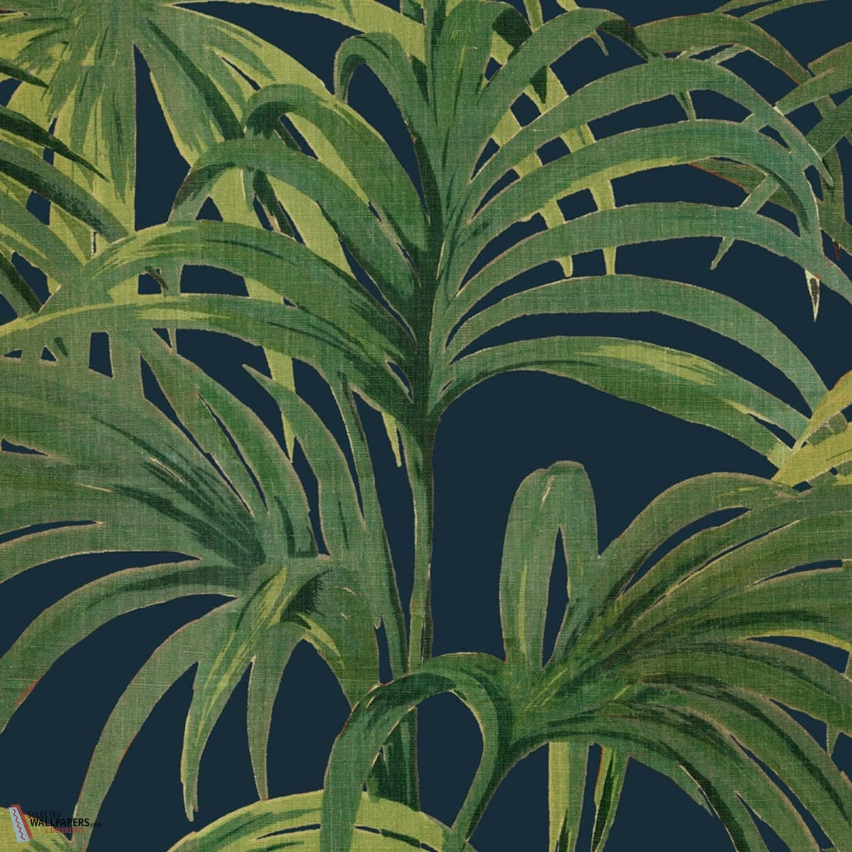 Palmeral Magna behang-House of Hackney-wallpaper-tapete-Midnight Green-200 cm-Selected-Wallpapers-Interiors