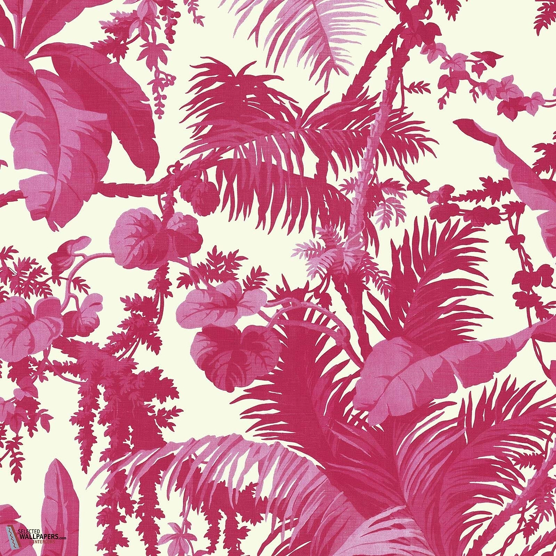 Pampas behang-House of Hackney-wallpaper-tapete-Off White & Azalea-200 cm-Selected-Wallpapers-Interiors