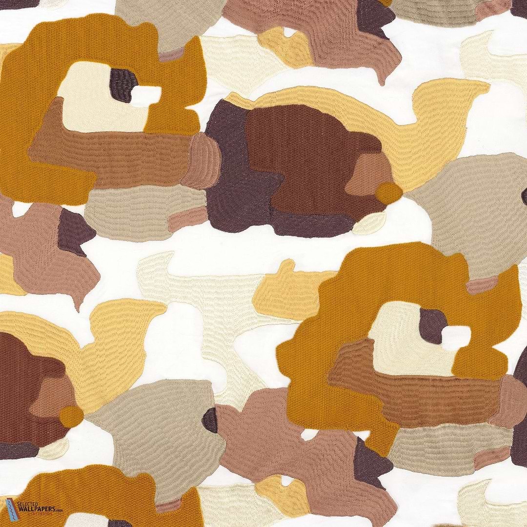 Parade stof-Casamance-Kissen-Cushion-Ocre Boise de Rose-Meter (M1)-Selected Interiors
