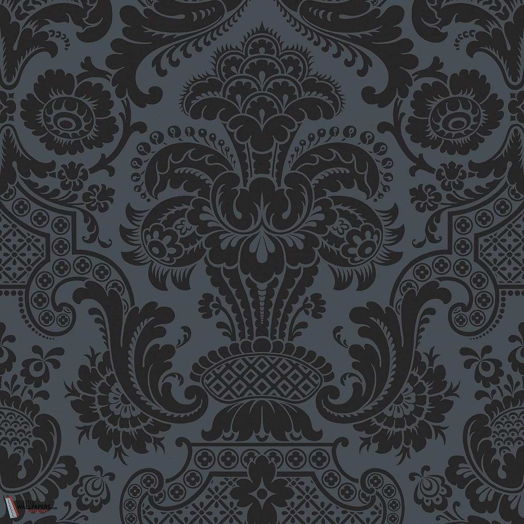 Petrouchka behang-Cole & Son-Charcoal-Rol-Selected Wallpapers-Interiors