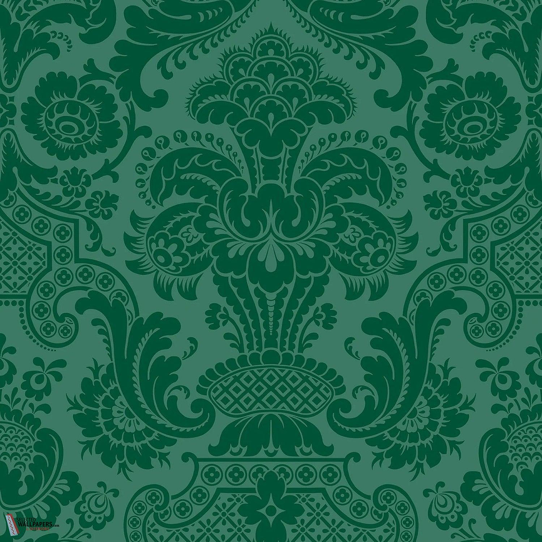 Petrouchka behang-Cole & Son-Emerald-Rol-Selected Wallpapers-Interiors