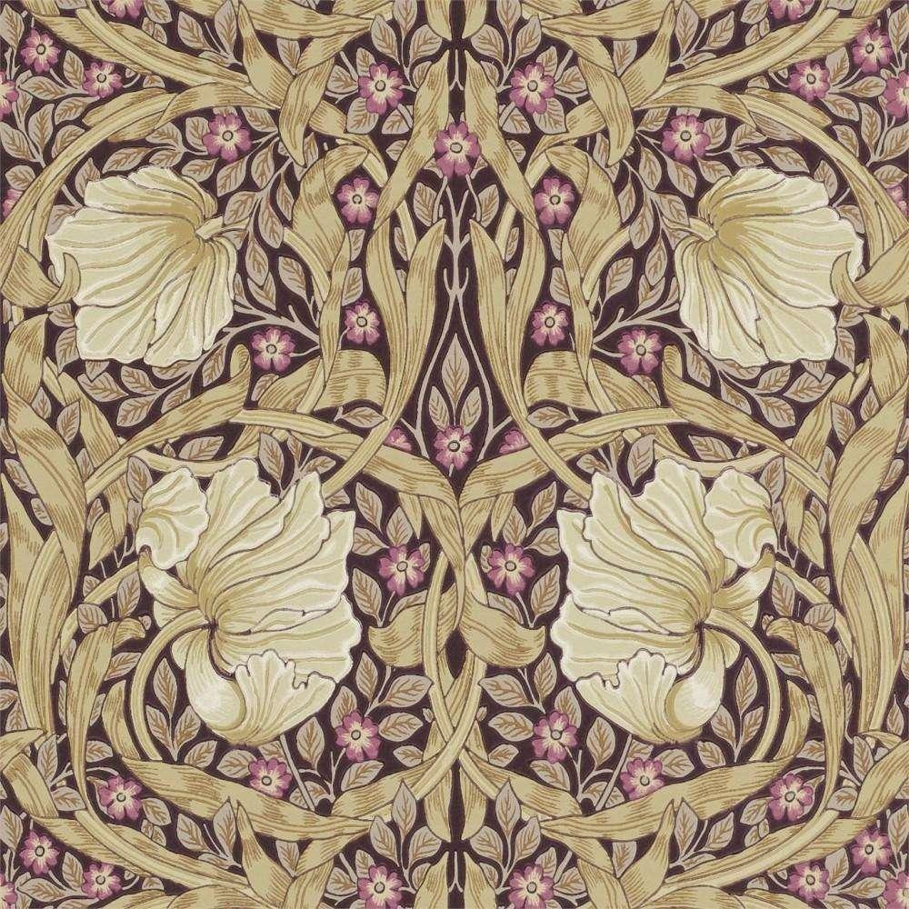 Pimpernel-behang-tapete-wallpaper-Morris & Co-Fig/Sisal-Rol-Selected-Wallpapers-Interiors