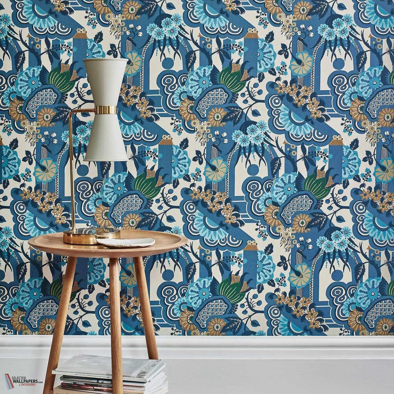 Pineapple Garden behang-1838 wallcoverings-Selected Wallpapers-Interiors