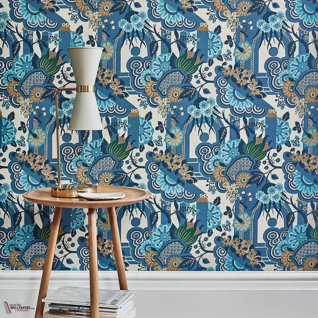 Pineapple Garden behang-1838 wallcoverings-Selected Wallpapers-Interiors