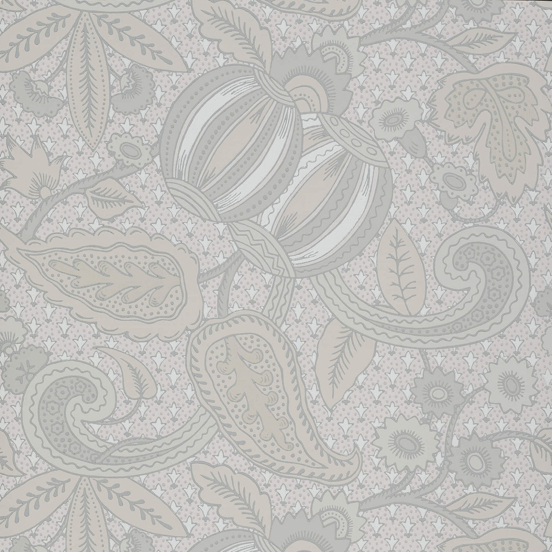 Pomegranate-behang-Tapete-Little Greene-Grey Scale-Rol-0245POGREYS-Selected Wallpapers
