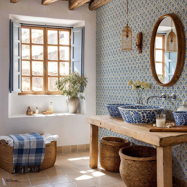 Poppy behang-Coordonne-Selected Wallpapers-Interiors