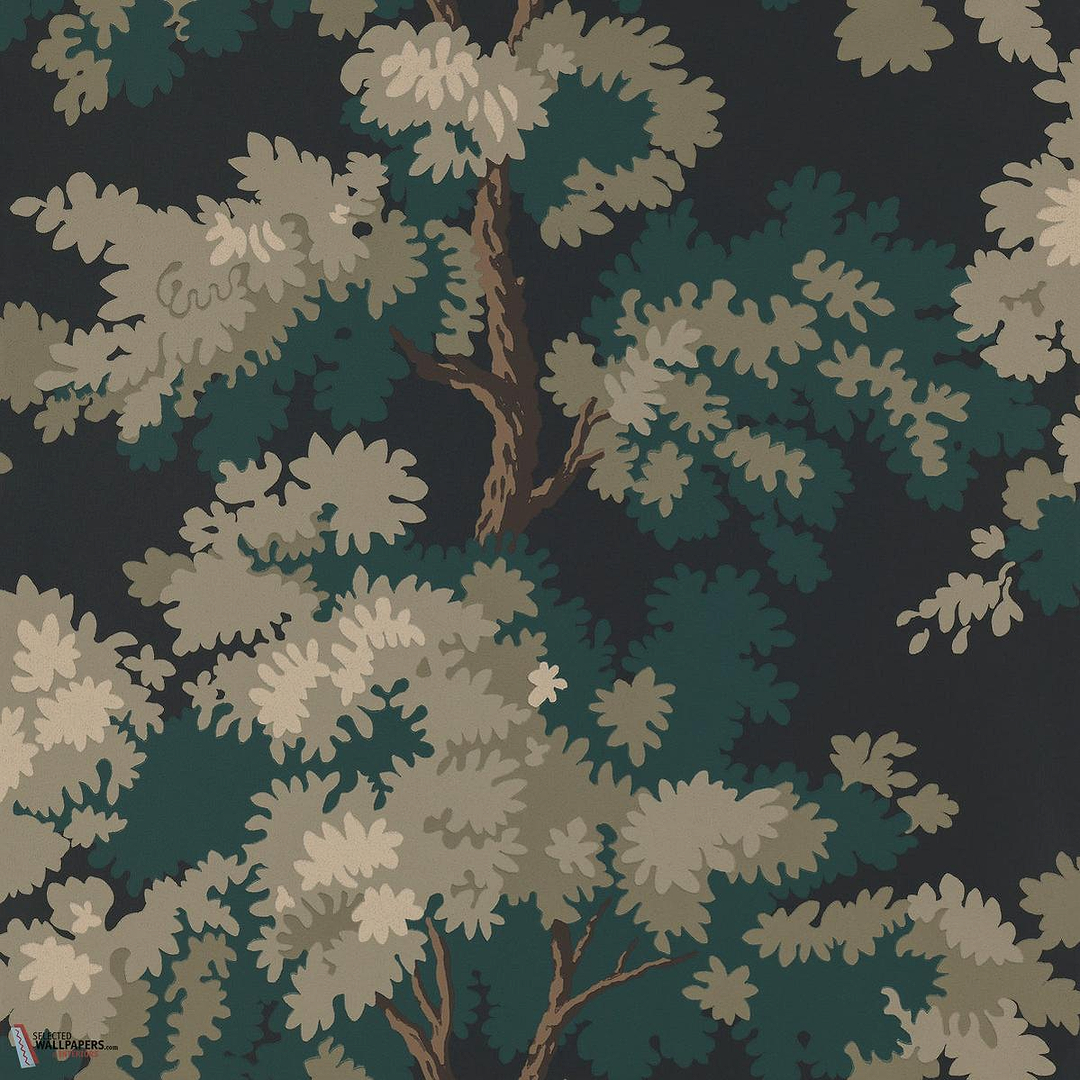 Raphael behang-Sandberg-Charcoal-Rol-Selected Wallpapers-Interiors