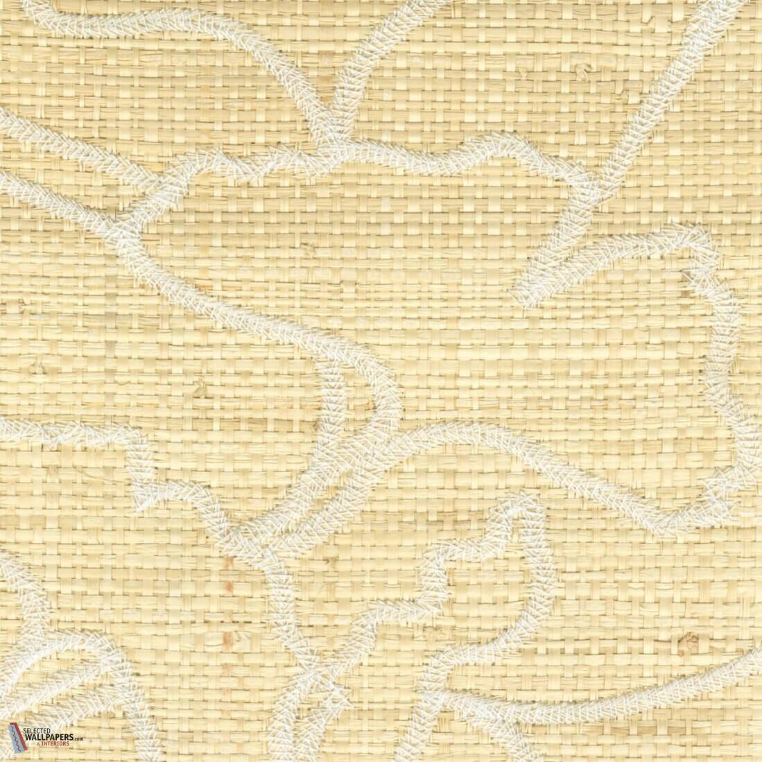 Raphia Brode behang-CMO Paris-Blond-Rol-Selected Wallpapers-Interiors