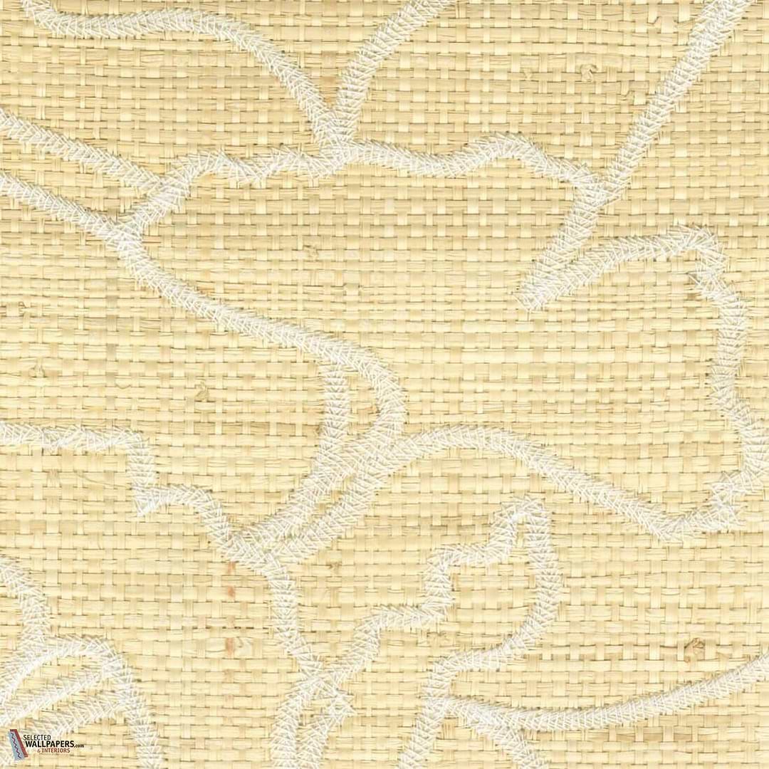 Raphia Brode behang-CMO Paris-Blond-Rol-Selected Wallpapers-Interiors