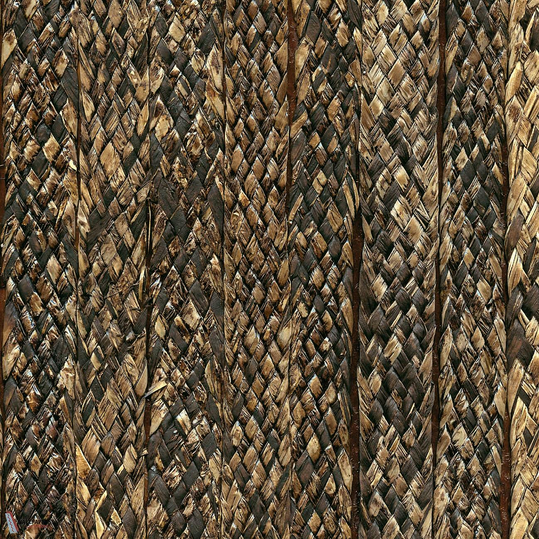 Raphia Tresse behang-CMO Paris-Kaki-Meter (M1)-Selected Wallpapers-Interiors