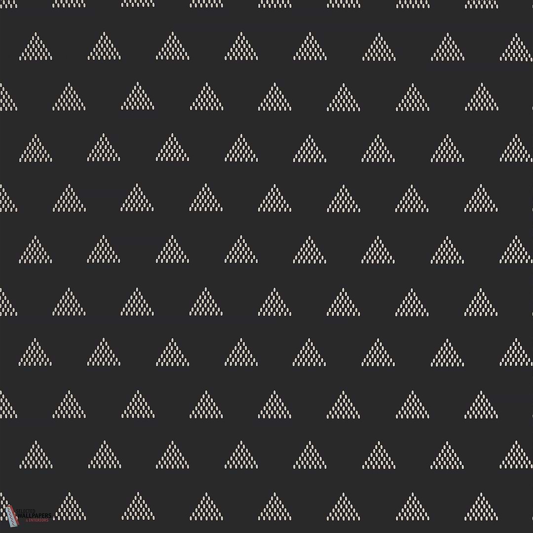 Ridge behang-Thibaut-Basalt black-Rol-Selected Wallpapers-Interiors