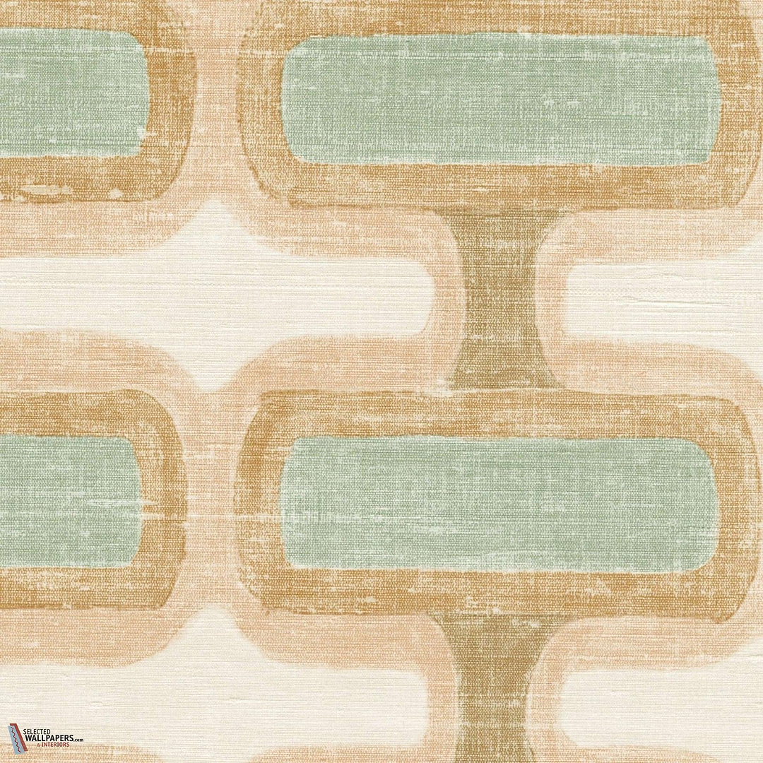 Rythme behang-Elitis-Songe de Garrigue-Rol-Selected Wallpapers-Interiors