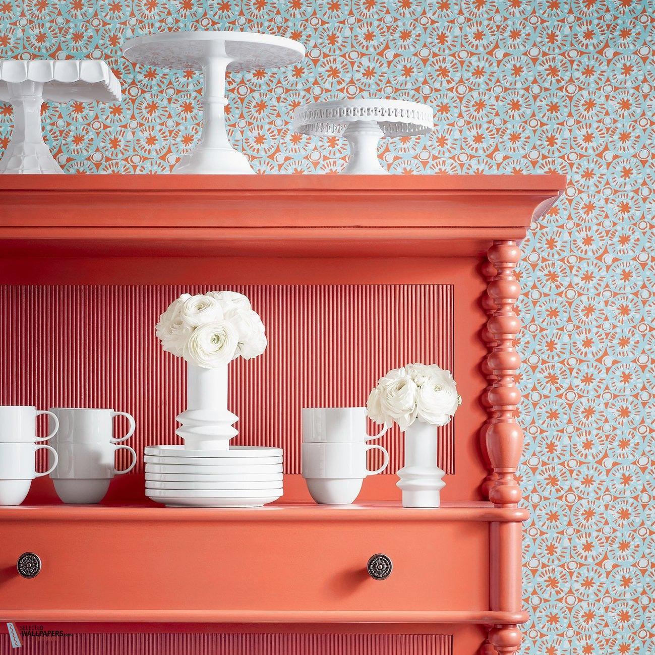 Sand dollar behang-Thibaut-Selected Wallpapers-Interiors
