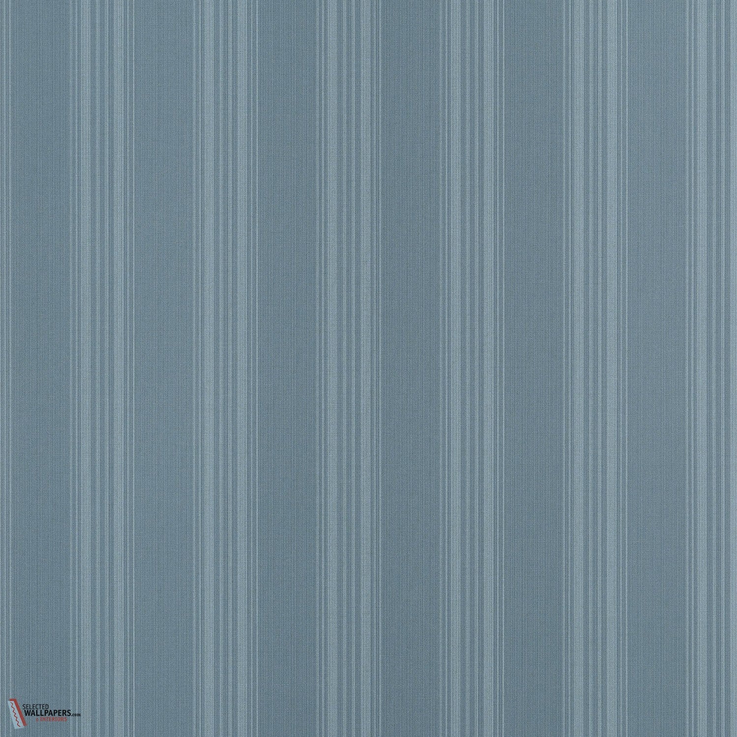 Scarlet Stripe behang-Thibaut-wallpaper-tapete-Slate Blue-Rol-Selected-Wallpapers-Interiors