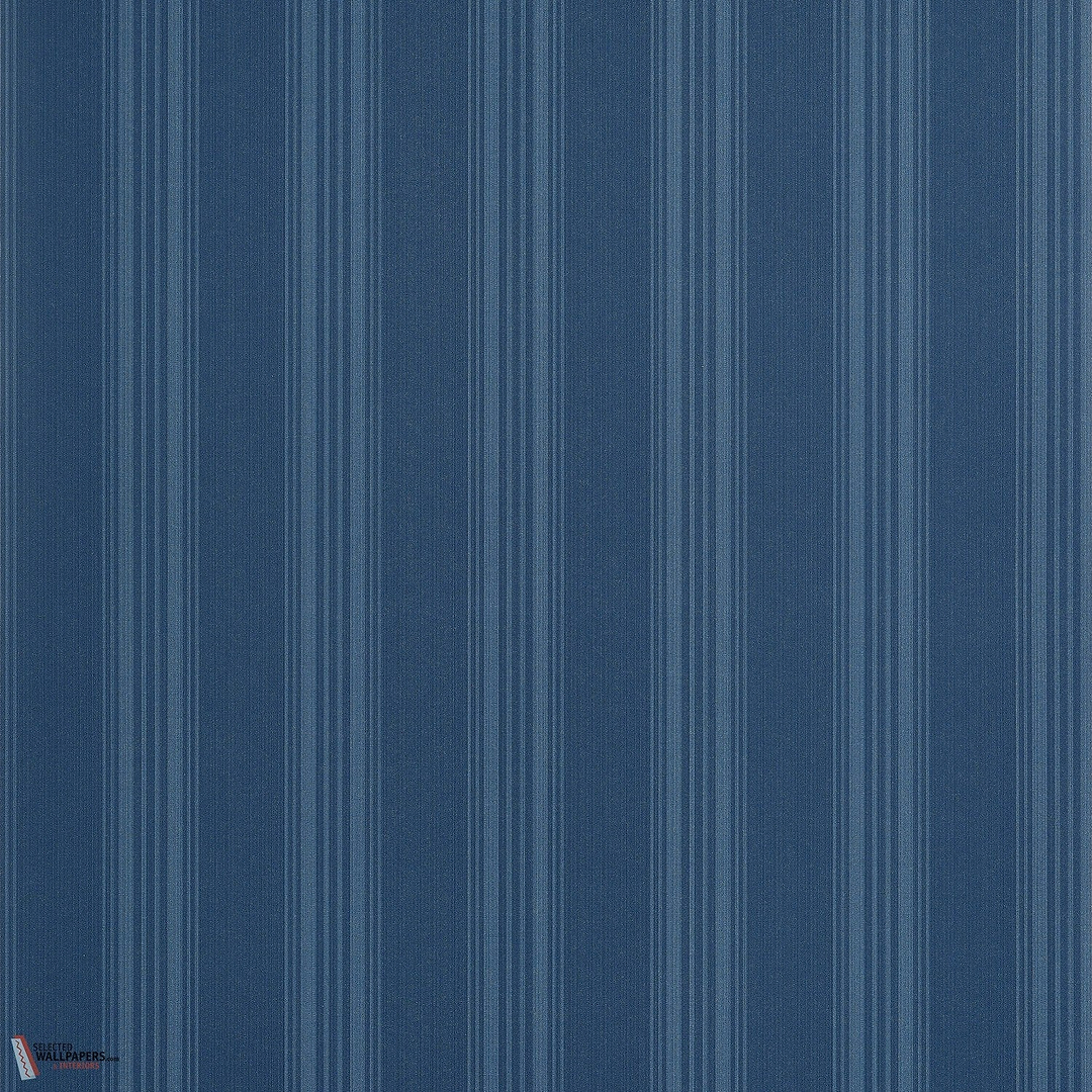 Scarlet Stripe behang-Thibaut-wallpaper-tapete-Navy-Rol-Selected-Wallpapers-Interiors