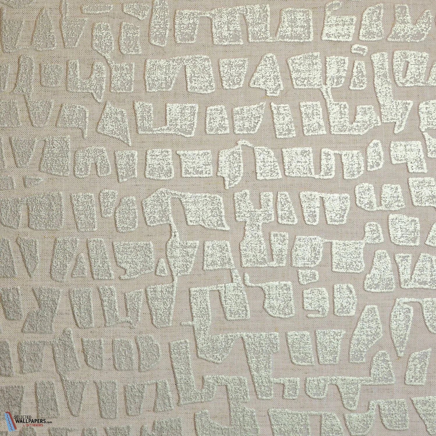 Serti-Casamance-wallpaper-behang-Tapete-wallpaper-Craie Platine-Meter (M1)-Selected Wallpapers