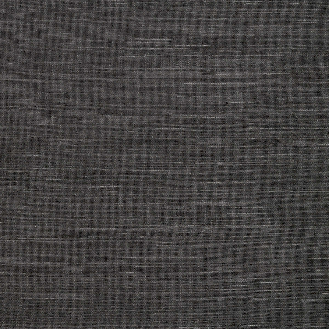 Shang Extra Fine Sisal-Thibaut-Charcoal-Rol-Selected-Wallpapers-Interiors