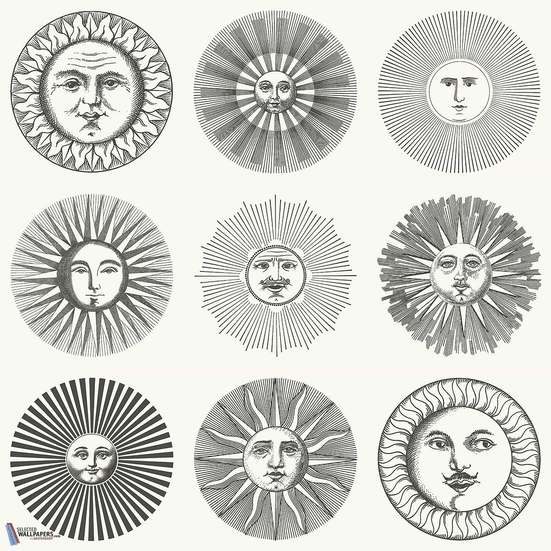 Soli-behang-Tapete-Cole & Son-Black & White-Rol-123/1001-Selected Wallpapers