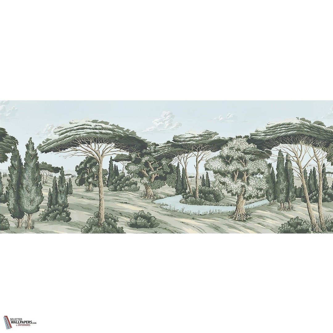 Sovana behang-Les Dominotiers-Blue sky-Non Woven 70 cm-M2-Selected Wallpapers-Interiors