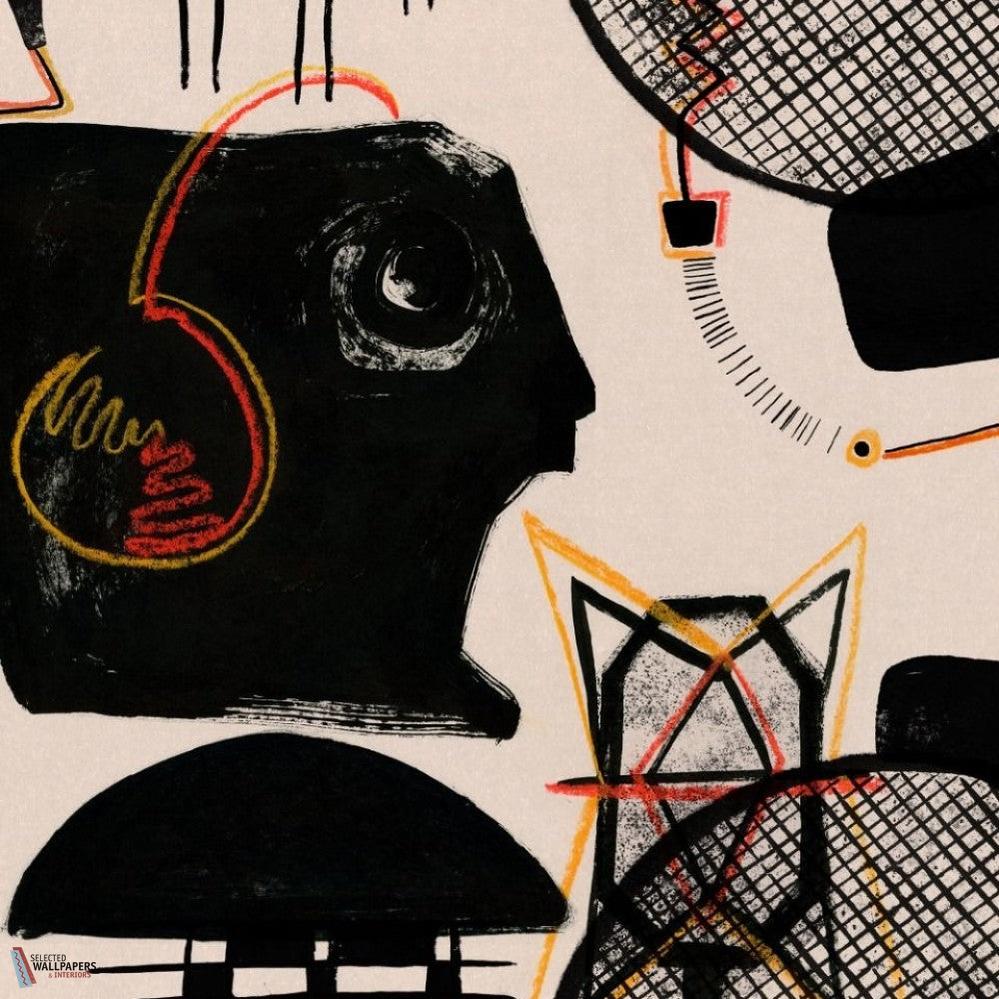 Studio Sketch behang-Mind the Gap-Black-Rol-Selected Wallpapers-Interiors