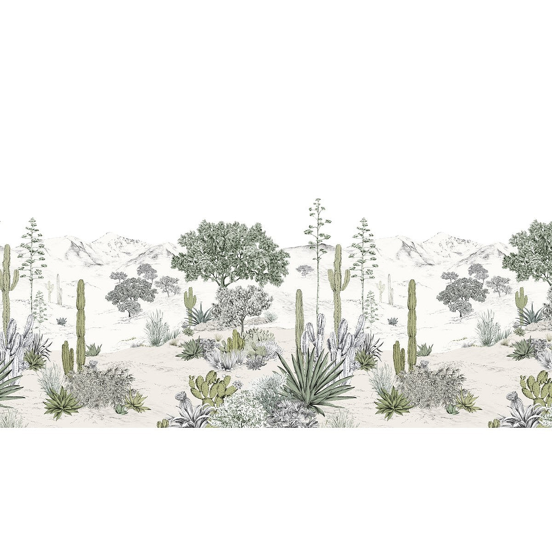 Succulentes-Isidore Leroy-wallpaper-behang-Tapete-wallpaper-Pastel-Non Woven-Selected Wallpapers