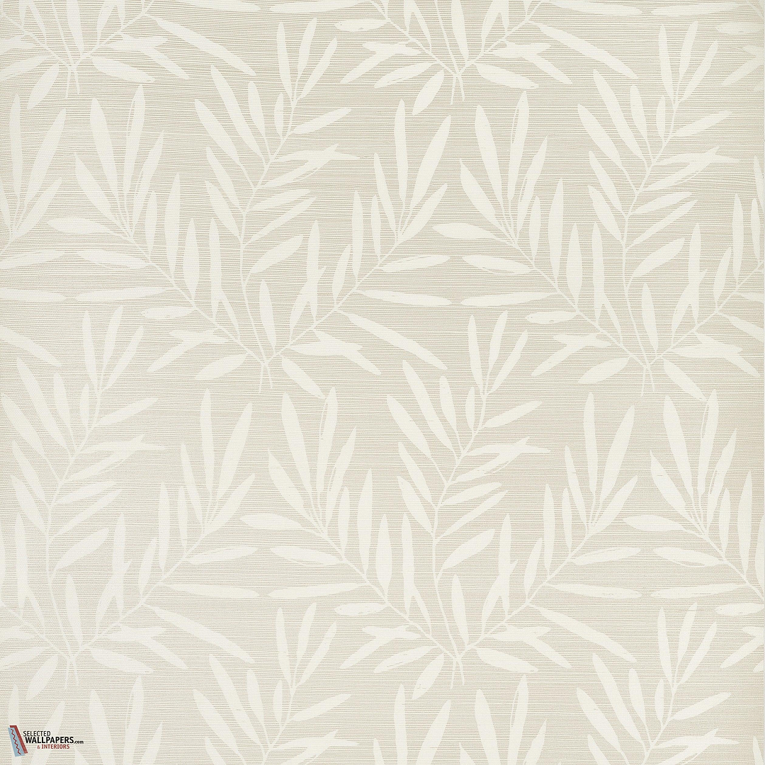 Summer leaves behang-Thibaut-Beige-Rol-Selected Wallpapers-Interiors
