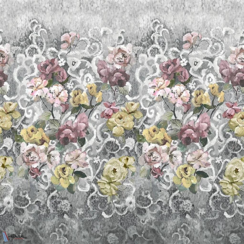 Tapestry Flower-behang-Tapete-Designers Guild-Platinum-Set-PDG1153/04-Selected Wallpapers