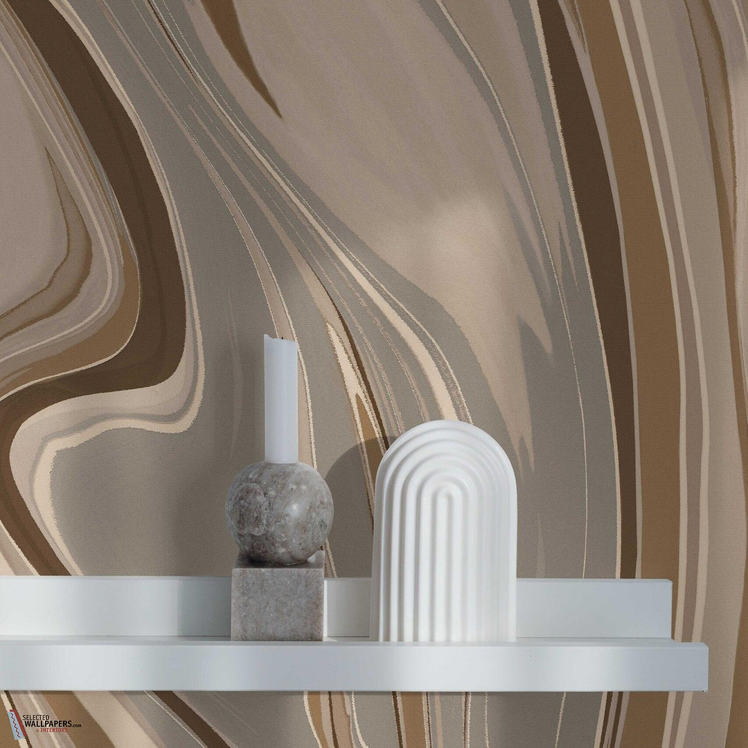 The Flux behang-behang-Daisy James-Selected Wallpapers &amp; Interiors