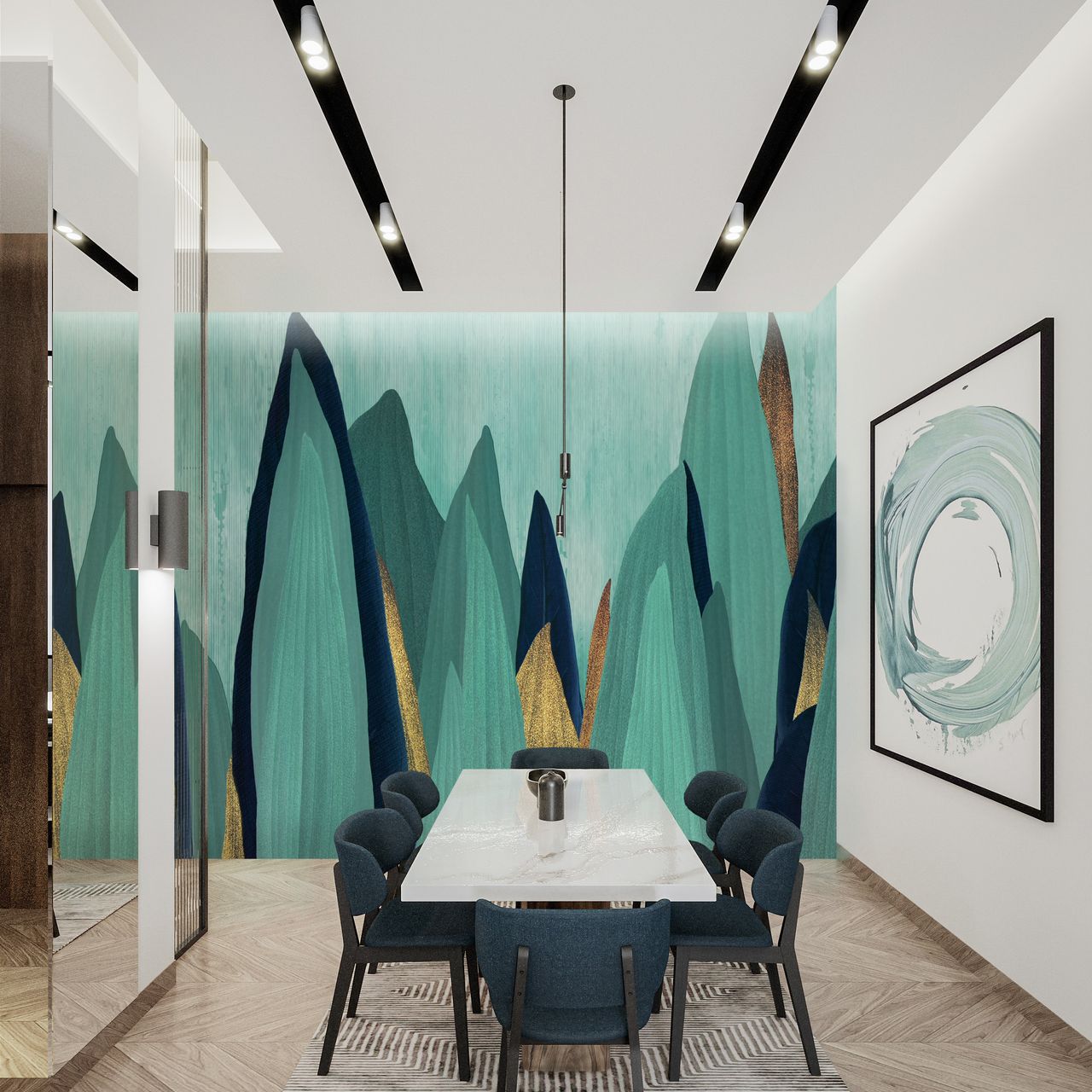 The Folie behang-Behang-Daisy James-Selected Wallpapers &amp; Interiors